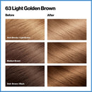 Revlon Total Color Permanent Hair Color, Clean and Vegan, 100% Gray Coverage Hair Dye, 63 Light Golden Brown, 3.5 oz REVLON