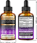 Liquid Biotin & Collagen - Vitamins for Hair Growth Support for Women & Men - Extra Strength 60000 mcg Drops - B7 Supplement - Strong Nails & Healthy Skin - 98% Faster Absorption Than Pills Infinity Warehouse