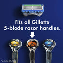 Gillette Fusion ProGlide Razors for Men, 1 Gillette Razor, 4 Razor Blade Refills, Shields Against Skin Irritation Gillette