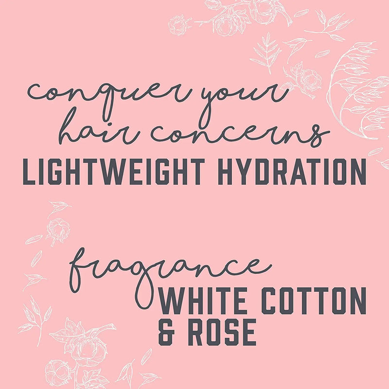 Aveeno Cotton Blend LeaveIn Light Moisture Conditioning Mist with for Normal to Fine Hair Detangling Hair Treatment to Style Soften Paraben DyeFree fl, 6.8 Fl Oz Aveeno Store