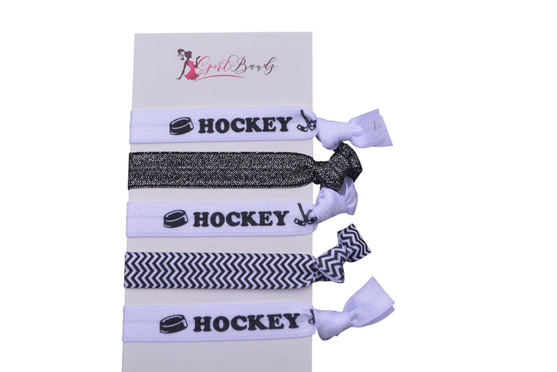 Infinity Collection Hockey Hair Accessories, Hockey Hair Ties, No Crease Hockey Hair Elastics Set Infinity Collection