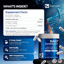 Liposomal NAD+ Supplement 500mg with Resveratrol – NAD Plus Capsules for Cellular Energy, Mitochondrial Support & Healthy Aging – NMN Alternative, Non-GMO, Vegan – 60 Capsules (30 Day Supply) Infinity Warehouse