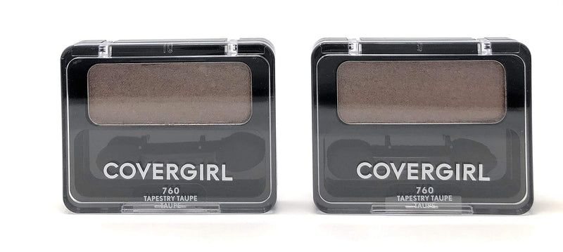 CoverGirl Eye Enhancers 1 Kit Eye Shadow, Tapestry Taupe [760] 0.09 oz (Pack of 2) COVERGIRL