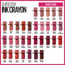 Maybelline New York SuperStay Ink Crayon Matte Long Wear & Lasting Lipstick Makeup, with Built-in Sharpener, 125 Check Yourself, 0.04 Oz Maybelline New York