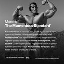 Momentous Arnold's Stack - Creatine Monohydrate Powder, Essential Grass-Fed Whey Protein Powder (Chocolate) & Vitamin D3 (2000 IU) - Daily Fundamentals to Support Muscle Strength & Longevity Infinity Warehouse
