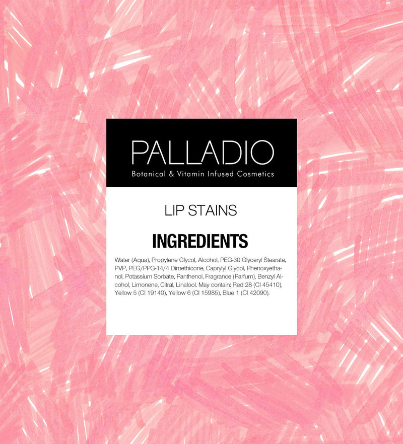 Palladio Lip Stain, Hydrating and Waterproof Formula, Matte Color Look, Longlasting All Day Wear Lip Color, Smudge Proof Natural Finish, Precise Chisel Tip Marker, Mocha Cream Palladio
