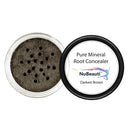 Root Concealer Touch Up Powder | All-Natural Crushed Minerals Without Brush | Fast and Easy Total Gray Hair Cover up For Black | Brown | Auburn and Blonde Hair .30 ounce (Without Brush, Darkest Brown) NuBeauti