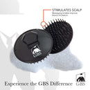 G.B.S Stylish Easy To Hold Hair Scalp Shampoo Brush Scrubber Helps To Remove Dandruff, Promotes Hair Growth Head Massager Brush For Home, Office, Travel, Gym Pack of 8 (4 Black, 4 Red) G.B.S