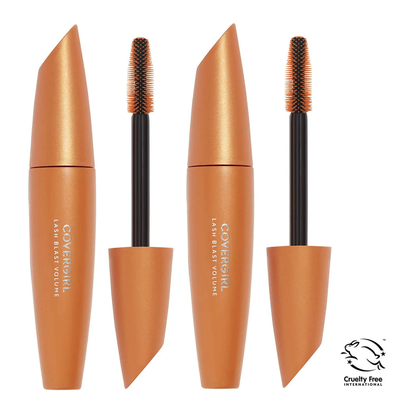 Covergirl Lash Blast Volume Mascara, Volumizing Mascara, Black Brown, 2 Count COVERGIRL