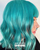Shrine Drop It Temporary Hair Color - Mix Dye With Conditioner - Create Unique Shades - Semi-Permanent Bright Colors Blend Easily - Multi-Use - Vegan & Cruelty-Free - 200 Drops Per Bottle (Purple) SHRINE