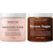 Majestic Pure Himalayan Body Scrub and Brown Sugar Scrub Bundle – Exfoliating Salt Scrub and Moisturizing Scrub Combo MAJESTIC PURE