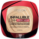 L'Oreal Paris Makeup Infallible Fresh Wear Foundation in a Powder, Up to 24H Wear, Linen, 0.31 oz. L'Oreal Paris