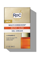 RoC Multi Correxion Revive + Glow Vitamin C Face Moisturizer, Anti-Aging Gel Cream, Hypo-Allegenic & Oil-Free Skin Care, 1.7 Ounce RoC