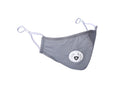 Leovard- PM 2.5 Mask With 3 Filters & Breathing Valve | Breathable, Washable, Adjustable & Comfortable Luxury Cloth Mask | Great For Men & Women (Gray) Leovard
