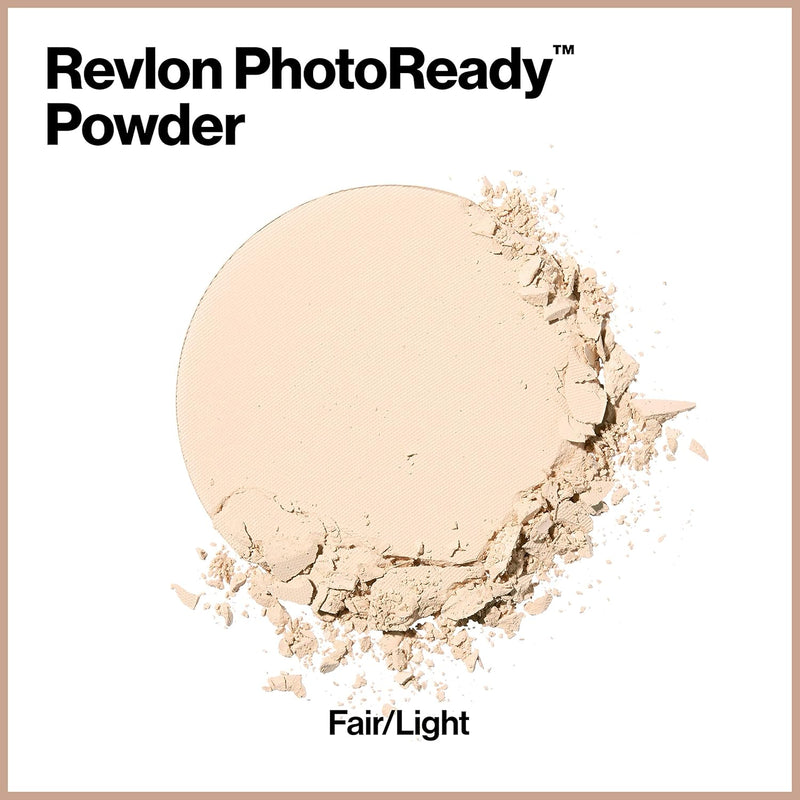 Revlon PhotoReady Blurring Face Powder Makeup, Longwear, Light-Medium Coverage with Flawless Finish, Shine & Oil-Free, 010 Fair Light, 0.25 oz Infinity Warehouse