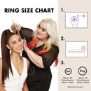 The Hair Shop Pinky Hair Parting Tool - Adjustable Hair Sectioning Ring for Braiding, Weaving, Balayage, Highlights, and Quick Installation of 100% Remy Human Hair Extensions (3 Pack) (Regular) The Hair Shop