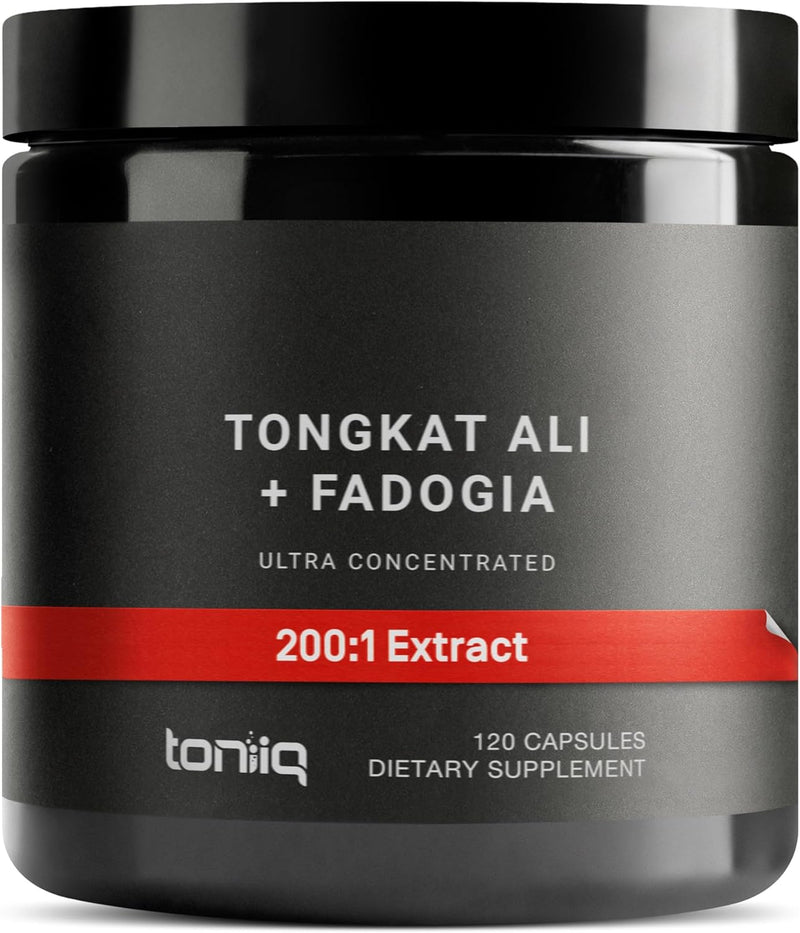 Tongkat Ali Fadogia Agrestis - Ultra High Potency 200:1 Tongkat Ali & 30:1 Fadogia Agrestis - 2% Eurycomanone -Third-Party Lab Tested - 120 Capsules Infinity Warehouse