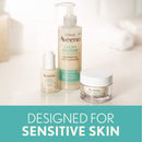 Aveeno Calm + Restore Oat Gel Facial Moisturizer for Sensitive Skin, Lightweight Gel Cream Face Moisturizer with Prebiotic Oat and Feverfew, Hypoallergenic, Fragrance- and Paraben-Free, 1.7 oz Aveeno