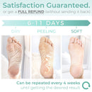 Peach Foot Peel Mask For Cracked Heels, Dead Skin & Calluses - Make Your Feet Baby Soft - Removes & Repairs Rough Heels, Dry Toe Skin-Exfoliating Peeling Natural Treatment (Size: 2 Pack) DERMORA Store