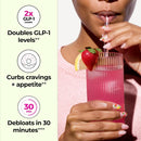 HUM Flatter Me Fiber Supplement for Women & Men, Prebiotics & Digestive Enzymes to Support Weight & Bloating, Digestive & Gut Health, Fiber Powder Drink Mix, Strawberry Lemon - 10 Servings Infinity Warehouse