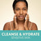 Aveeno Calm + Restore Nourishing Oat Cleanser 7.8oz with Restore Triple Oat Serum 1oz and Restore Oat Gel Moisturizer 1.7oz Aveeno