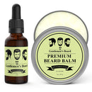 Gentlemen's Scent Beard Oil & Beard Balm Kit - Leave-in Conditioner & Softener - All Natural - Styles, Strengthens, Thickens & Softens Promoting Healthier Beard & Mustache Growth - Moisturizes Skin The Gentlemen's Beard
