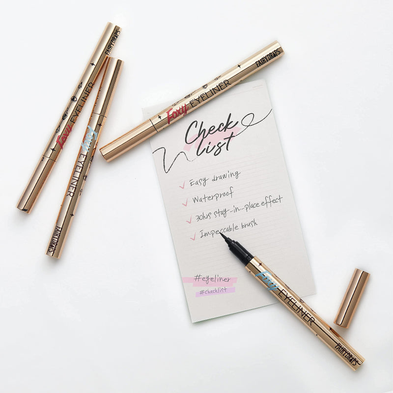 FAIRYDROPS FOXY Eyeliner | Waterproof Brown Eyeliner | Smudge Proof Japanese Liner | Made in Japan FAIRYDROPS