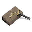 VIKINGS BLADE The Chieftain '5 BC' Double Edge Safety Razor, Ancient Dust & Vintage Bronze (Brass, Neutrally Aggressive) Vikings Blade