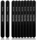 Professional Nail Files 10 Pack Double Sided 100/180 Grit Washable Buffer File 10 Pack Foamily
