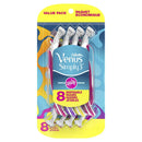 Gillette Venus Simply3 Disposable Razors for Women, 8 Count, Designed for a Close and Comfortable Shave Gillette Venus