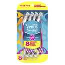 Gillette Venus Simply3 Disposable Razors for Women, 8 Count, Designed for a Close and Comfortable Shave Gillette Venus