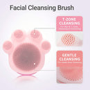 MelodySusie Electric Sonic Facial Cleansing Brush with Heated Massaging, Silicone Face Cleansing Device for Deep Cleaning & Gentle Exfoliating, Rechargeable, Valentine's Gifts for Women MelodySusie