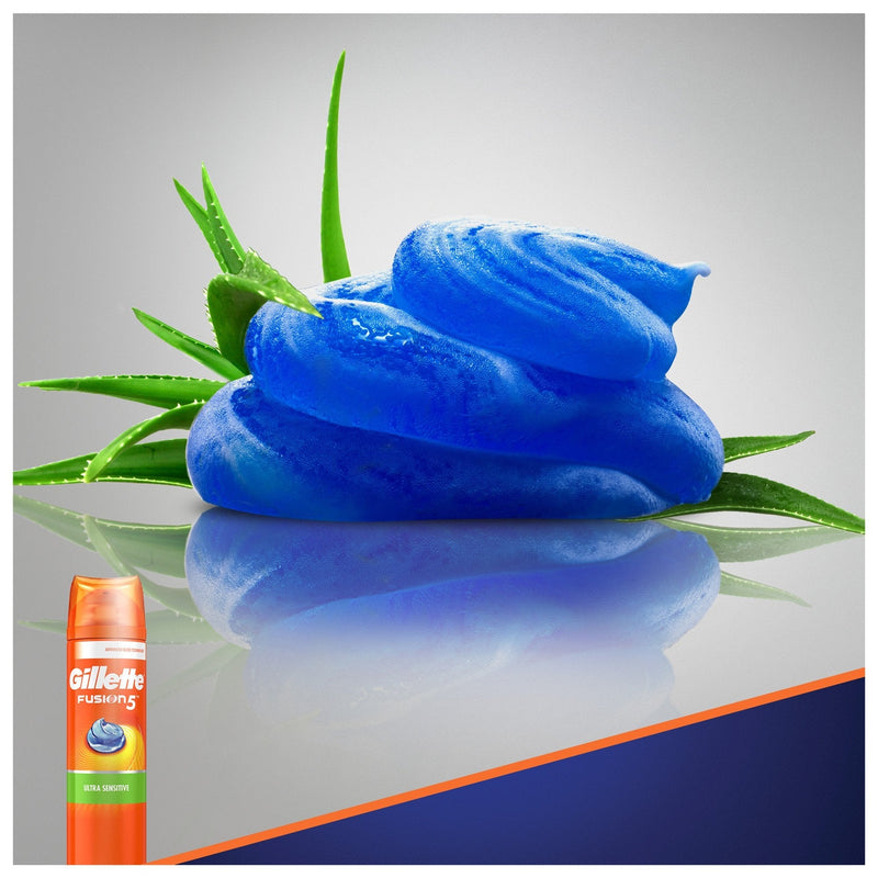 Gillette Fusion5 Ultra Sensitive Shave Gel, 7 Ounce Gillette