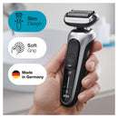 Braun Electric Razor for Men, Series 7 360 Flex Head Foil Shaver with Precision Beard Trimmer, Rechargeable, Wet & Dry and Travel Case, Black, 5 Piece Set Braun