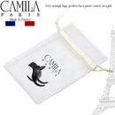 Camila Paris CP1432 French Hair Clip for Women, Tokyo 3 Teeth Ponytail Holder, Girls Hair Claw Clips Jaw Fashion Durable Styling Hair Accessories for Women, Strong Hold No Slip Grip, Made in France Camila