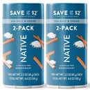 Native Cashmere & Rain Twin Deodorant Bundle Pack 2 x 2.3 oz Infinity Warehouse