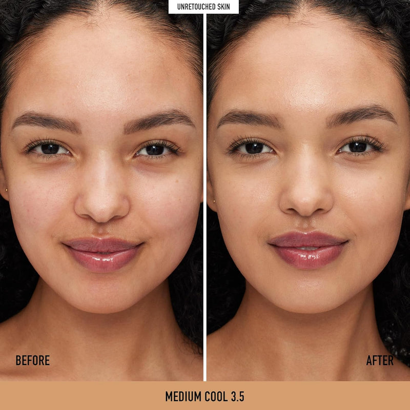 bareMinerals Original Pure Serum Radiant Natural Liquid Foundation Mineral SPF 20, Hydrating Skin Tint, Dewy Finish, Lightweight, Medium Coverage, Non-Comedogenic, Vegan - Infinity Warehouse