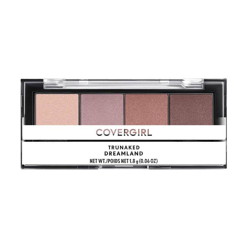 COVERGIRL COVERGIRL Trunaked Quad Eyeshadow Palette, Dreamland, Dreamland, 0.06 Ounce (99350046919) COVERGIRL