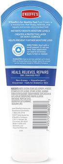 O'Keeffe's for Healthy Feet Foot Cream, 3 Ounce Tube and Night Treatment Foot Cream, 3 Ounce Tube O'Keeffe's