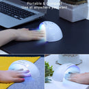 MelodySusie Portable UV LED Nail Lamp & MelodySusie Aromatherapy Scented Candles for Home -Natural Soy Wax 4.4 Oz Portable Travel Tin Candle MelodySusie