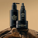 Caldera + Lab Men’s Skincare Set – The Regimen Rich: Cleanser, Moisturizer & Night Serum | Hydrating, Firming & Smoothing | Niacinamide, Clean, All Skin Types Infinity Warehouse