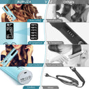 Unbound Cordless Automatic Hair Curler, Anti-Tangle Wireless Auto Curling Iron Wand,Portable USB Rechargeable Spin Curler Ceramic Barrel Rotating for Long Hair,Fast Heating for Hair Styling AURUZA
