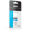 Reach Dentotape Waxed Dental Floss | Effective Plaque Removal, Extra Wide Cleaning Surface | Shred Resistance & Tension, Slides Smoothly & Easily | Unflavored, 55 Yards, 1 Pack Reach
