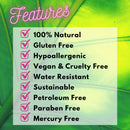 Fifth & Skin NATURLASH Natural Mascara (BLACK) - Hypoallergenic Mascara for Sensitive Eyes – Vegan & Cruelty Free Mascara – Gluten Free - Paraben Free - Nourish, Lengthen & Thicken Fifth & Skin