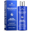 Hermon Folliculitis Shampoo for Itchy Scalp: Psoriasis, Dandruff & Seborrheic Dermatitis & Biotin – Soothes | Exfoliates | Reactivates Follicles Infinity Warehouse