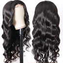 Unice Hair Silk Base Fake Scalp Human Hair T Part Body Wave Lace Closure Wigs Middle Part for Black Women Unprocessed Brazilian Virgin Hair Long Wigs Pre Plucked with Baby Hair 150% Density 18 inch UNICE Store