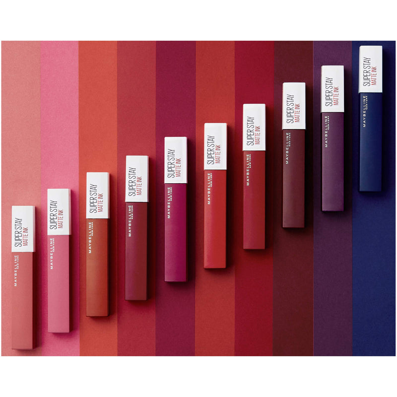Maybelline New York SuperStay Matte Ink Liquid Lipstick, City Edition, Self-Starter, 0.17 Ounce Maybelline New York