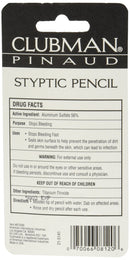 Clubman Pinaud Styptic Pencil Travel Size .33 oz (Pack of 3) Clubman