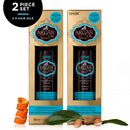 HASK ARGAN Repairing Hair Oil Vials for shine and frizz control for all hair types, color safe, gluten free, sulfate free, paraben free - 2 Hair Oil Pumps HASK