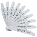 Nail Files and Buffer, Professional Manicure Tools Kit 150 150 Grit Double Sided Washable 10 Nail File Set Fanzbike